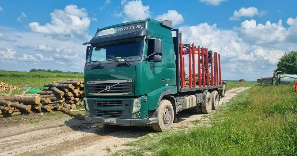 Ciężarówka do przewozu drewna